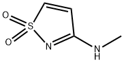 3-Isothiazolamine, N-methyl-, 1,1-dioxide (9CI) Struktur