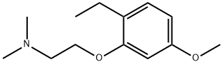 Ethanamine, 2-(2-ethyl-5-methoxyphenoxy)-N,N-dimethyl- (9CI) Struktur