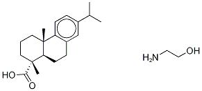 Dehydroabietic Acid 2-AMinoethanol Salt Struktur