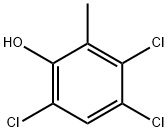 3,4,6-Trichloro-o-cresol Struktur