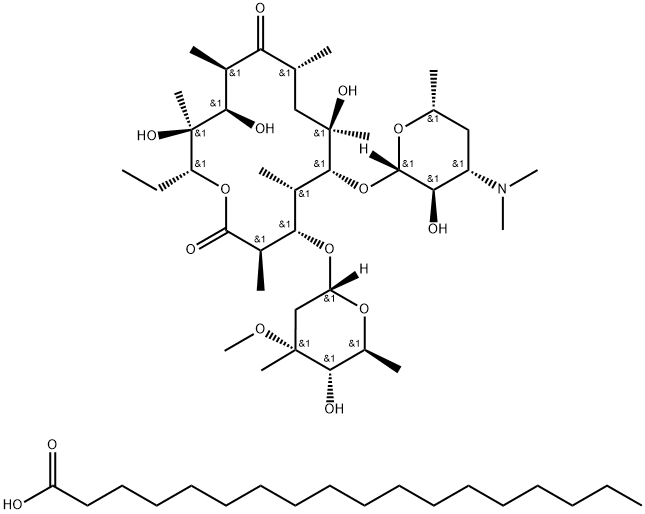 硬脂酸紅霉素 結(jié)構(gòu)式