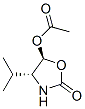 2-Oxazolidinone,5-(acetyloxy)-4-(1-methylethyl)-,(4R,5S)-(9CI) Struktur