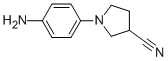 1-(4-AMINOPHENYL)-3-PYRROLIDINECARBONITRILE Struktur