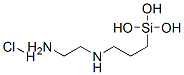 [3-[(2-aminoethyl)amino]propyl]silanetriol, monohydrochloride Struktur