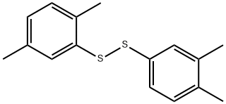 2,5-xylyl 3,4-xylyl disulphide  Struktur