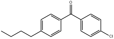 4-N-BUTYL-4'-CHLOROBENZOPHENONE Struktur