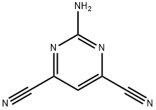 4,6-Pyrimidinedicarbonitrile, 2-amino- (9CI) Struktur