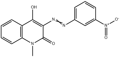 4-Hydroxy-1-methyl-3-[(3-nitrophenyl)azo]-2-chinolon