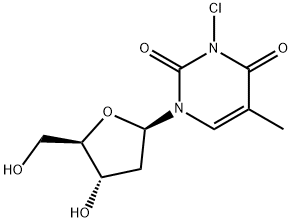 Thymidine, 3-chloro- Struktur