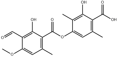 Baeomycesic acid Struktur