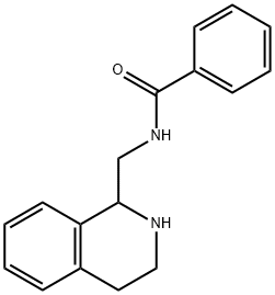 N-[(1,2,3,4-TETRAHYDRO-1-ISOQUINOLINE)METHYL]-BENZAMIDE Struktur