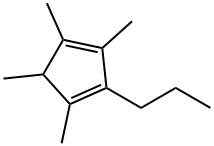 TETRAMETHYL(N-PROPYL)CYCLOPENTADIENE Struktur