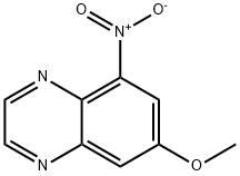 Quinoxaline, 7-methoxy-5-nitro- Struktur