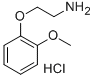 2-(2-Methoxyphenoxy)ethylamine hydrochloride Structure