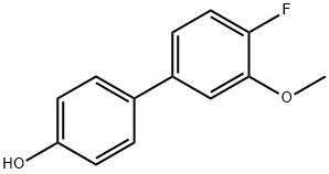 4-(4-Fluoro-3-methoxyphenyl)phenol Struktur