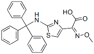 (Z)-2-(2-TRITYLAMINOTHIAZOL-4-YL)-2-METHOXYIMINO ACETIC ACID Struktur