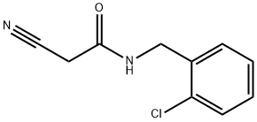 N-(2-chlorobenzyl)-2-cyanoacetamide Struktur