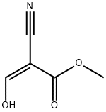 2-Cyano-3-hydroxypropenoic acid methyl ester Struktur