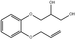 3-[2-(Allyloxy)phenoxy]-1,2-propanediol Struktur