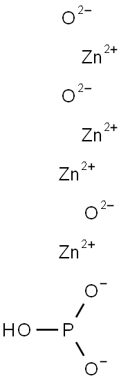 tetrazinc trioxide phosphite Struktur