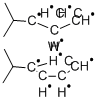 BIS(ISOPROPYLCYCLOPENTADIENYL)TUNGSTEN DIHYDRIDE Struktur