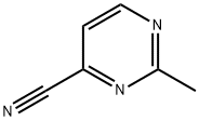 4-Pyrimidinecarbonitrile, 2-methyl- (9CI) Struktur