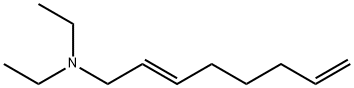 (E)-N,N-Diethyl-2,7-octadien-1-amine Struktur