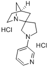 1'-(3-PYRIDINYL)-SPIRO[1-AZABICYCLO[2.2.1]HEPTANE-2,3'-PYRROLIDINE]DIHYDROCHLORIDE Struktur