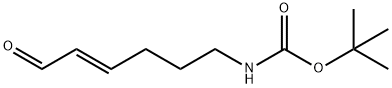 Carbamic acid, [(4E)-6-oxo-4-hexenyl]-, 1,1-dimethylethyl ester (9CI) Struktur