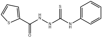 N-phenyl-2-(2-thienylcarbonyl)hydrazinecarbothioamide Struktur