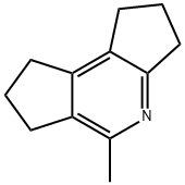 5-METHYL-1,2,3,6,7,8-HEXAHYDRODICYCLOPENTA[B,D]PYRIDINE Struktur