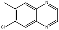 Quinoxaline,  6-chloro-7-methyl- Struktur