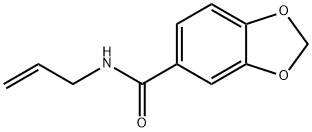 N-Allyl-3,4-(methylenedioxy)benzamide Struktur