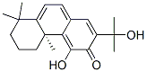 (S)-5,6,7,8-Tetrahydro-4-hydroxy-2-(1-hydroxy-1-methylethyl)-4b,8,8-trimethylphenanthren-3(4bH)-one Struktur