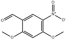 2,4-dimethoxy-5-nitro-benzaldehyde Struktur