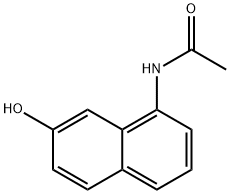 1-Acetamido-7-hydroxynaphthalene Structure