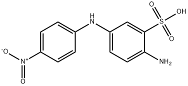 2-amino-5-(4-nitroanilino)benzenesulfonic acid Struktur