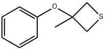 Thietane, 3-methyl-3-phenoxy- (9CI) Struktur