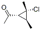 Ethanone, 1-(2-chloro-2,3-dimethylcyclopropyl)-, (1alpha,2beta,3beta)- (9CI) Struktur