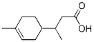 beta,4-dimethylcyclohex-3-ene-1-propionic acid Struktur