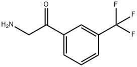 2-Amino-1-[3-(trifluoromethyl)phenyl]ethanone Struktur