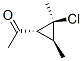 Ethanone, 1-(2-chloro-2,3-dimethylcyclopropyl)-, (1alpha,2alpha,3beta)- (9CI) Struktur