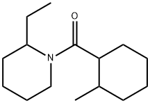 2-Ethyl-1-[(2-methylcyclohexyl)carbonyl]piperidine Struktur