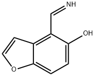 5-Benzofuranol,  4-(iminomethyl)- Struktur