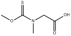 Glycine,  N-(methoxythioxomethyl)-N-methyl- Struktur