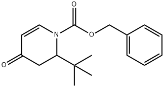 BENZYL 2-TERT-BUTYL-4-OXO-3,4-DIHYDROPYRIDINE-1(2H)-CARBOXYLATE Struktur