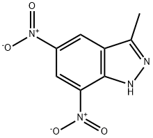 3-METHYL-5,7-DINITRO-1H-INDAZOLE Struktur