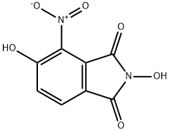 1H-Isoindole-1,3(2H)-dione, 2,5-dihydroxy-4-nitro- (9CI) Struktur