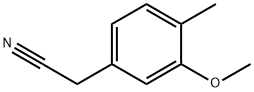 3-METHOXY-4-METHYLPHENYLACETONITRILE Struktur