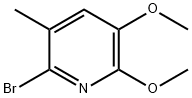 2-BroMo-5,6-diMethoxy-3-Methyl-pyridine Struktur